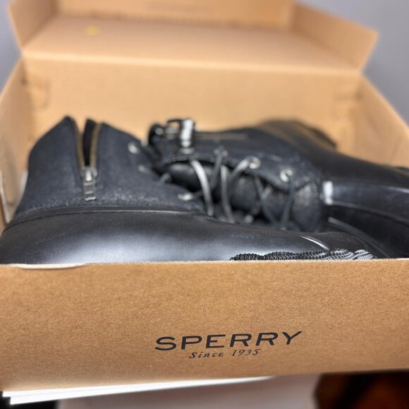 Sperry Pebbled Leather Duck Boot Size 8 - Picture 5 of 7